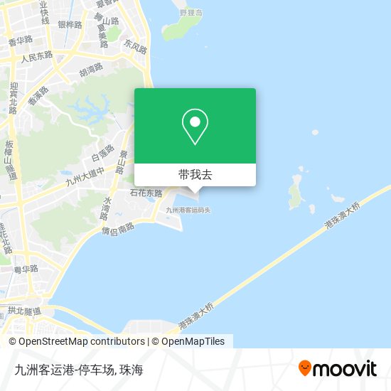 九洲客运港-停车场地图