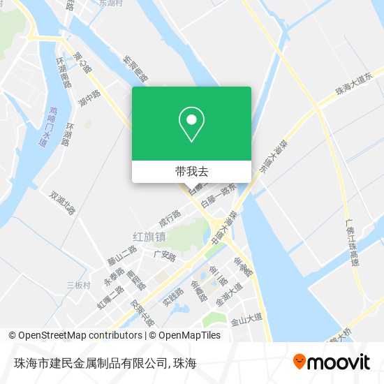 珠海市建民金属制品有限公司地图