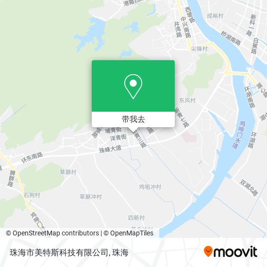珠海市美特斯科技有限公司地图