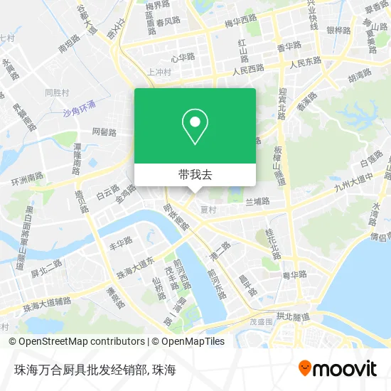 珠海万合厨具批发经销部地图