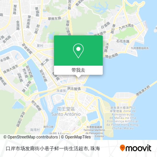 口岸市场发廊街小巷子鲜一街生活超市地图