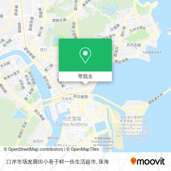 口岸市场发廊街小巷子鲜一街生活超市地图