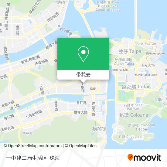 一中建二局生活区地图