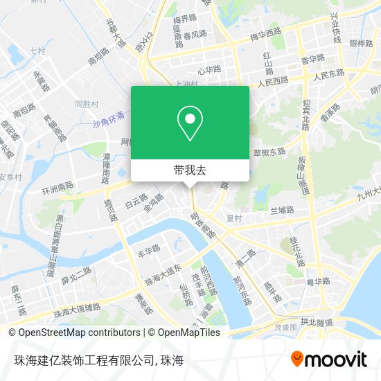 珠海建亿装饰工程有限公司地图