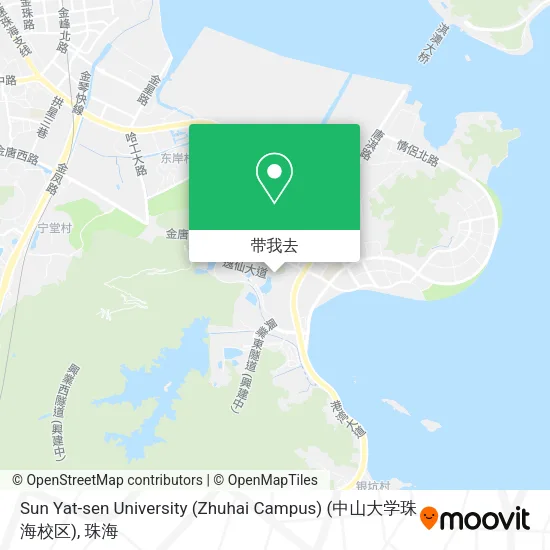 Sun Yat-sen University (Zhuhai Campus) (中山大学珠海校区)地图