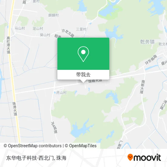 东华电子科技-西北门地图