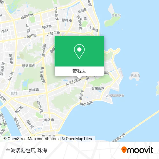 兰澍居鞋包店地图