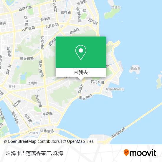 珠海市吉莲茂香茶庄地图