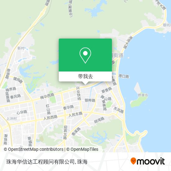 珠海华信达工程顾问有限公司地图