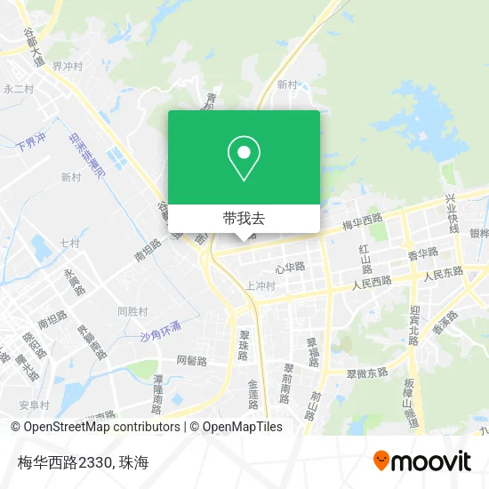 梅华西路2330地图