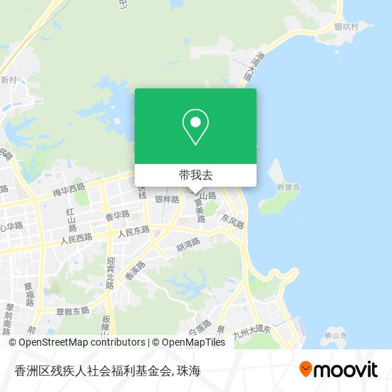香洲区残疾人社会福利基金会地图
