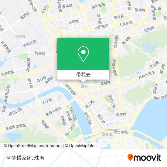 蓝梦蝶家纺地图