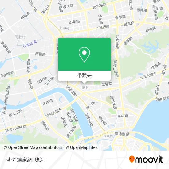 蓝梦蝶家纺地图