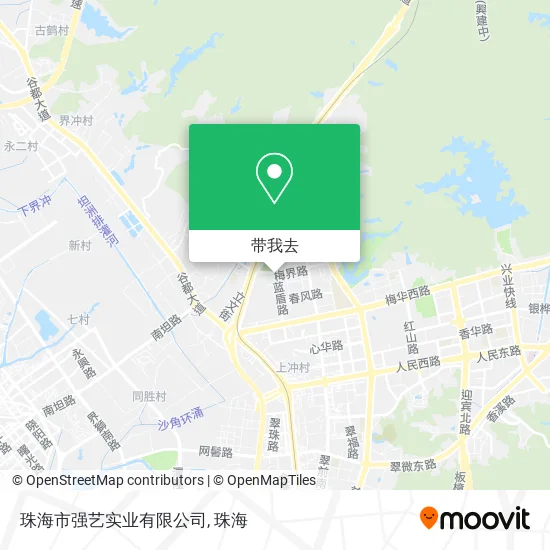 珠海市强艺实业有限公司地图