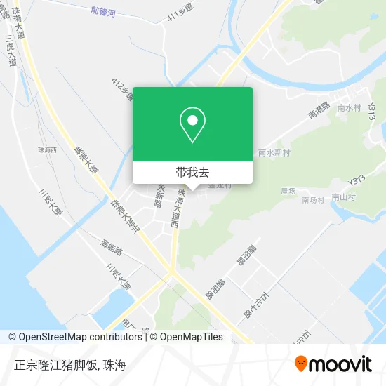 正宗隆江猪脚饭地图