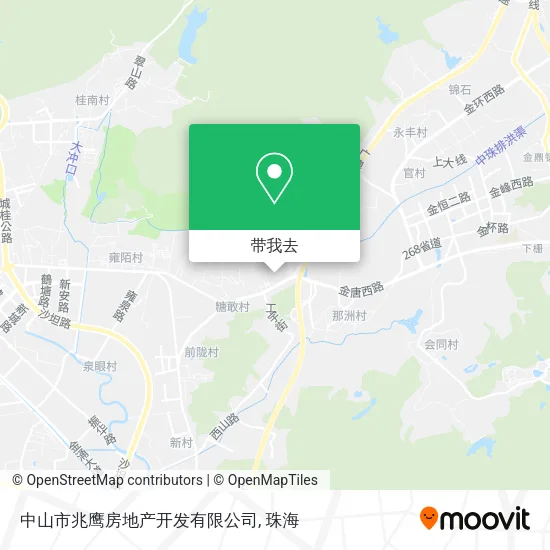 中山市兆鹰房地产开发有限公司地图