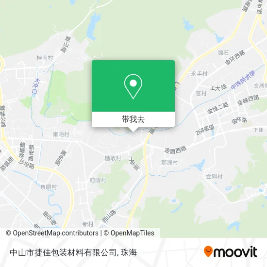 中山市捷佳包装材料有限公司地图