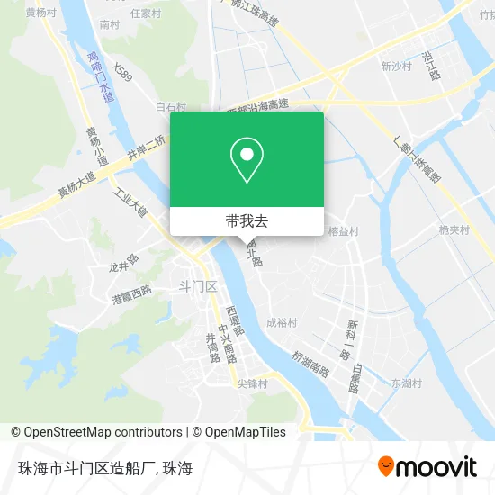 珠海市斗门区造船厂地图