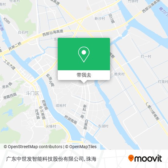 广东中世发智能科技股份有限公司地图