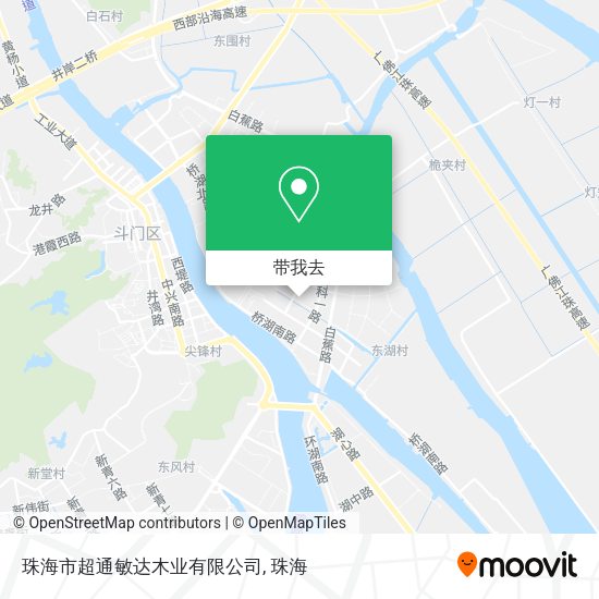 珠海市超通敏达木业有限公司地图