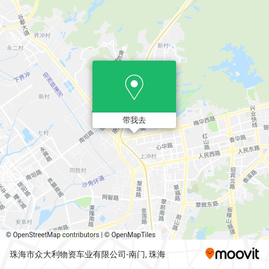 珠海市众大利物资车业有限公司-南门地图