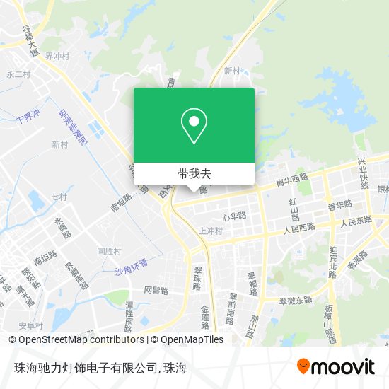 珠海驰力灯饰电子有限公司地图