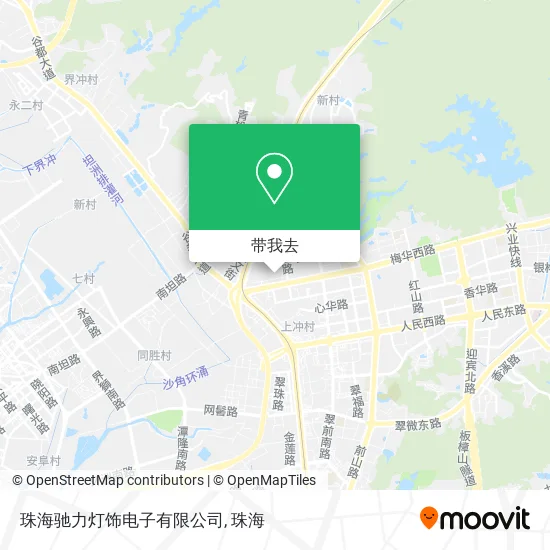 珠海驰力灯饰电子有限公司地图