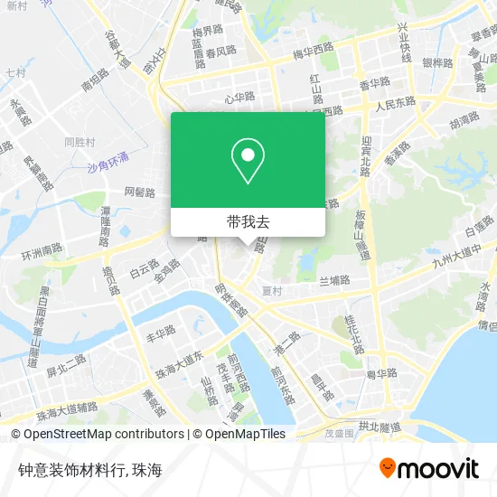 钟意装饰材料行地图