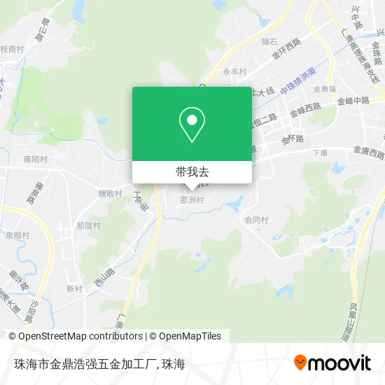 珠海市金鼎浩强五金加工厂地图