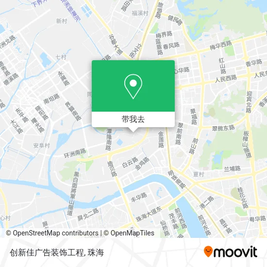 创新佳广告装饰工程地图
