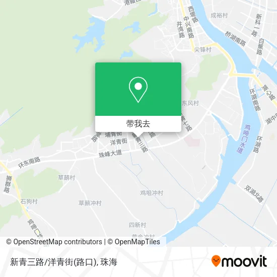 新青三路/洋青街(路口)地图