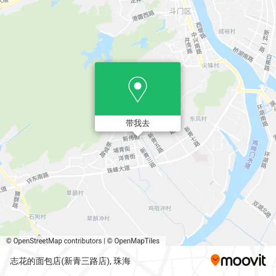 志花的面包店(新青三路店)地图