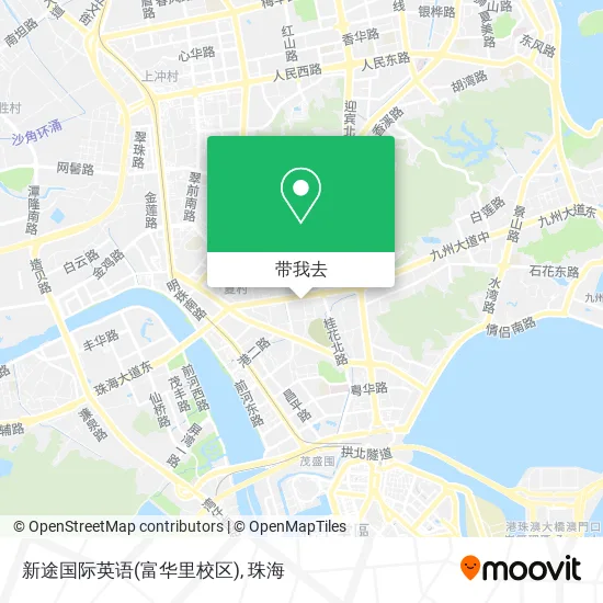新途国际英语(富华里校区)地图