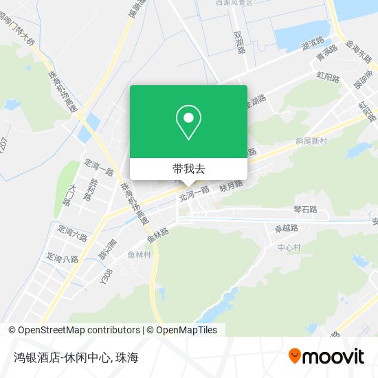 鸿银酒店-休闲中心地图