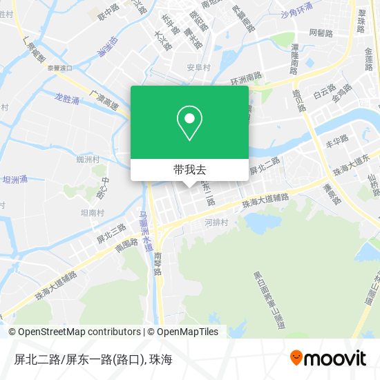 屏北二路/屏东一路(路口)地图