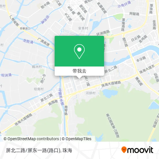 屏北二路/屏东一路(路口)地图