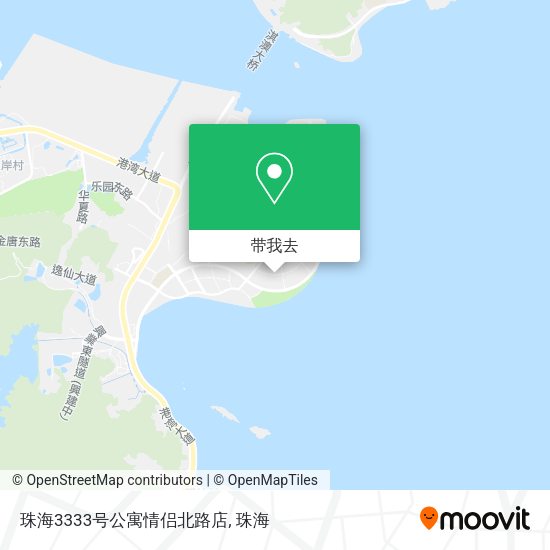 珠海3333号公寓情侣北路店地图