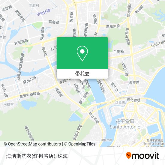 海洁斯洗衣(红树湾店)地图