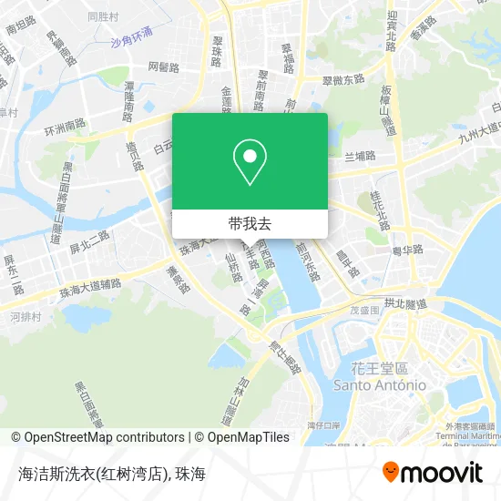海洁斯洗衣(红树湾店)地图