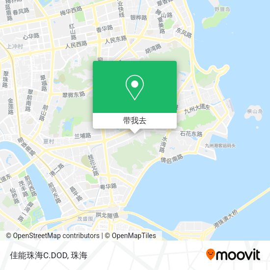 佳能珠海C.DOD地图