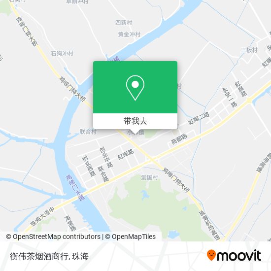 衡伟茶烟酒商行地图