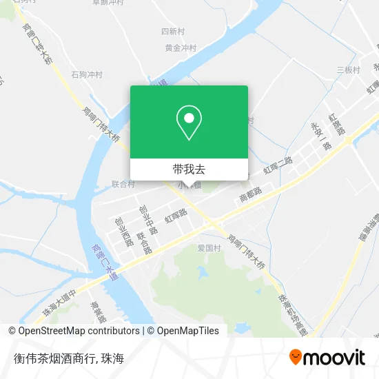 衡伟茶烟酒商行地图