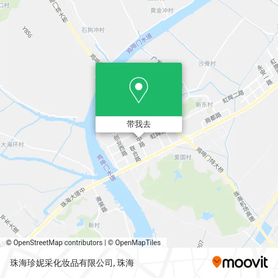 珠海珍妮采化妆品有限公司地图