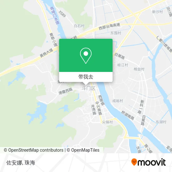 佐安娜地图