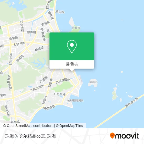 珠海佐哈尔精品公寓地图
