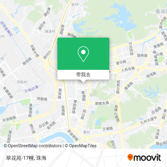 翠花苑-17幢地图