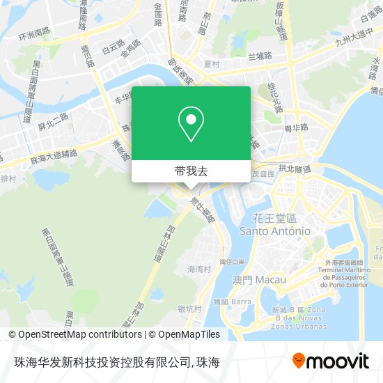 珠海华发新科技投资控股有限公司地图