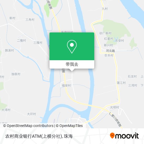 农村商业银行ATM(上横分社)地图