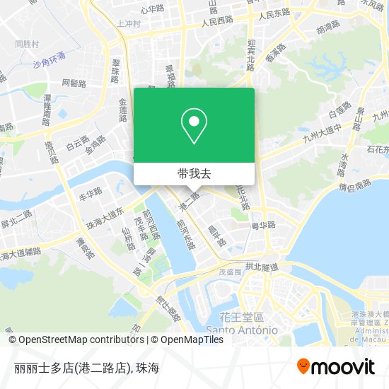 丽丽士多店(港二路店)地图