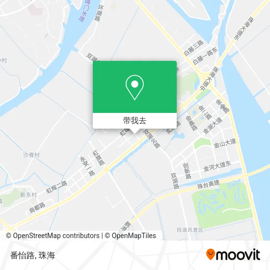 番怡路地图
